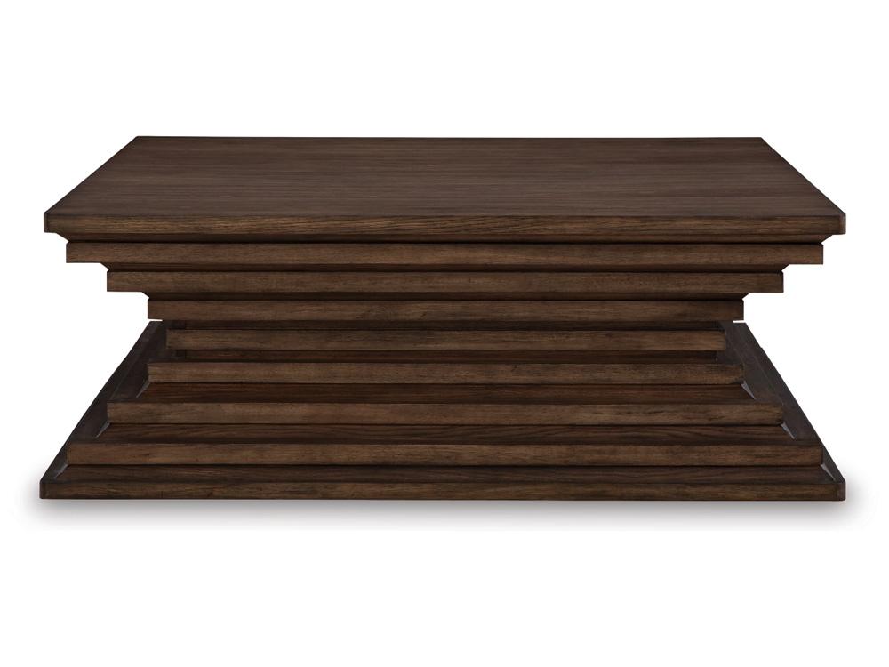 Signature Design by Ashley - Hannodream Square Cocktail Table in Warm Brown - T821-8 veiw 1