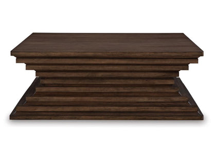 Signature Design by Ashley - Hannodream Square Cocktail Table in Warm Brown - T821-8 veiw 1