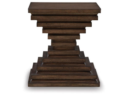 Signature Design by Ashley - Hannodream Square End Table in Warm Brown - T821-2 veiw 1