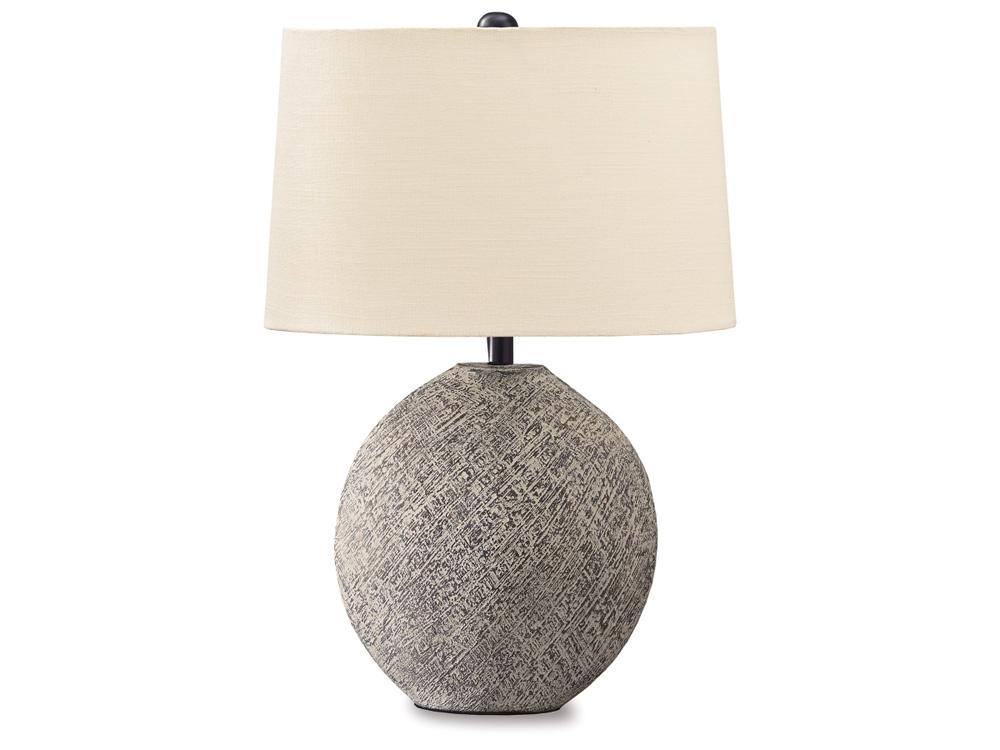 Signature Design by Ashley - Harif Paper Table Lamp in Black - L235624 veiw 1