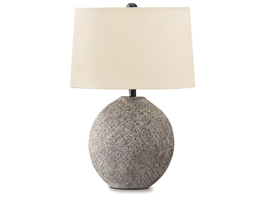 Signature Design by Ashley - Harif Paper Table Lamp in Black - L235624 veiw 1