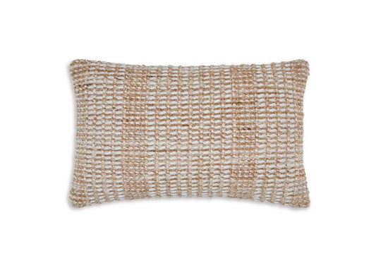 Signature Design by Ashley - Hathby Pillow (Set of 4) in Tan/White - A1001048 veiw 1