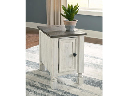 Signature Design by Ashley - Havalance Chair Side End Table in White/Gray - T994-7 veiw 2