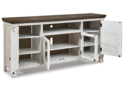 Signature Design by Ashley - Havalance Extra Large Tv Stand in Two-Tone - W814-68 veiw 3