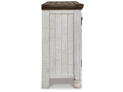 Signature Design by Ashley - Havalance Extra Large Tv Stand in Two-Tone - W814-68 veiw 4