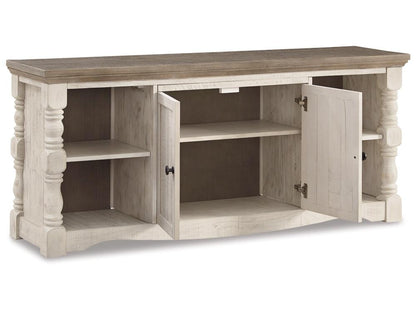Signature Design by Ashley - Havalance Extra Large TV Stand in Two-tone - W814-30 veiw 3