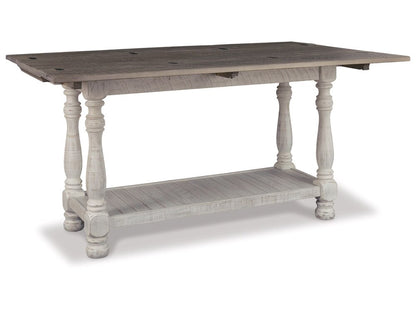 Signature Design by Ashley - Havalance Flip Top Sofa Table in Gray/White - T814-4 veiw 3