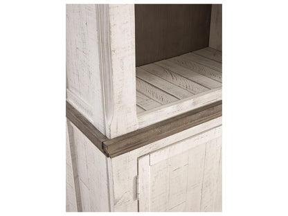 Signature Design by Ashley - Havalance Left Pier Cabinet in Two-tone - W814-33 veiw 3