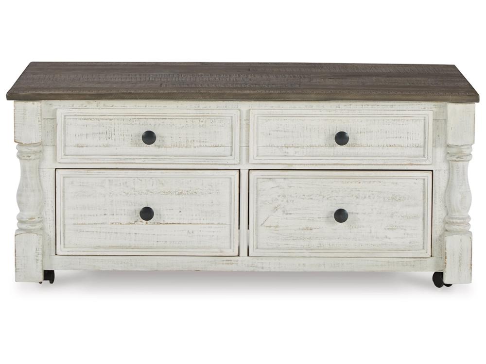 Signature Design by Ashley - Havalance Lift Top Cocktail Table in White/Gray - T994-20 veiw 1