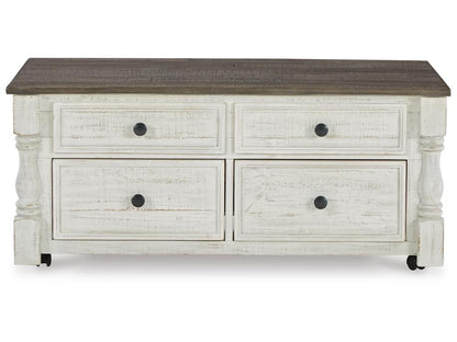 Signature Design by Ashley - Havalance Lift Top Cocktail Table in White/Gray - T994-20 veiw 1
