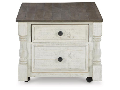 Signature Design by Ashley - Havalance Lift Top Cocktail Table in White/Gray - T994-20 veiw 4