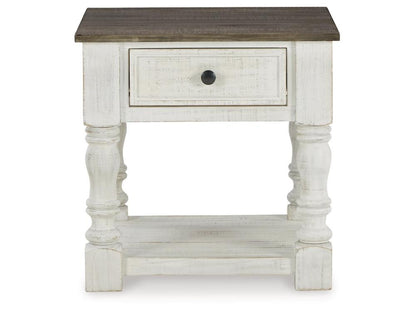 Signature Design by Ashley - Havalance Square End Table in White/Gray - T994-2 veiw 1