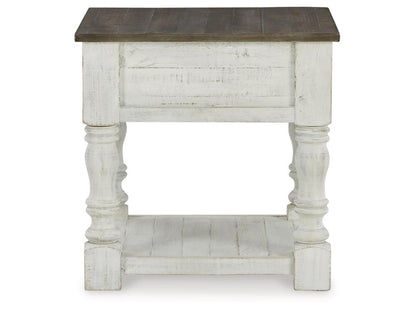 Signature Design by Ashley - Havalance Square End Table in White/Gray - T994-2 veiw 4