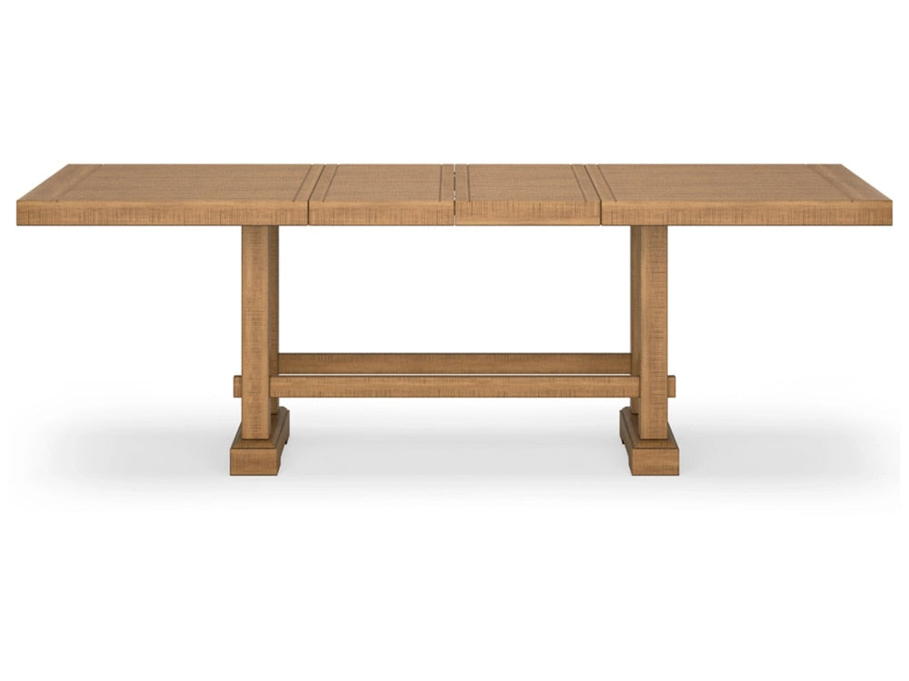 Signature Design by Ashley - Havonplane Rect Drm Counter Ext Table in Brown - D773-32 veiw 1