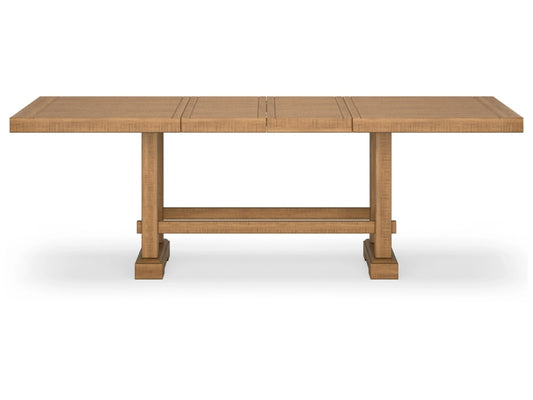 Signature Design by Ashley - Havonplane Rect Drm Counter Ext Table in Brown - D773-32 veiw 1