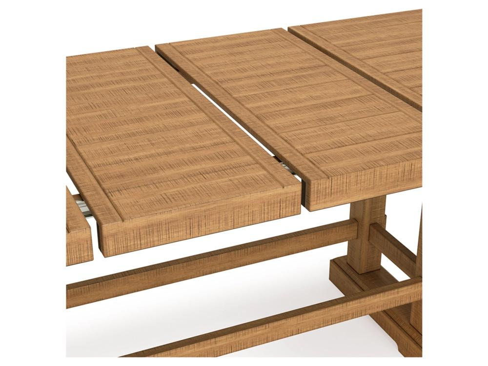 Signature Design by Ashley - Havonplane Rect Drm Counter Ext Table in Brown - D773-32 veiw 4