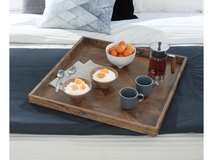 Signature Design by Ashley - Heddford Tray in Brown - A2000722 veiw 2