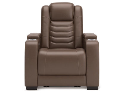 Signature Design by Ashley - High Impact Pwr Recliner/Adj Headrest in Tobacco - U1060113 veiw 3