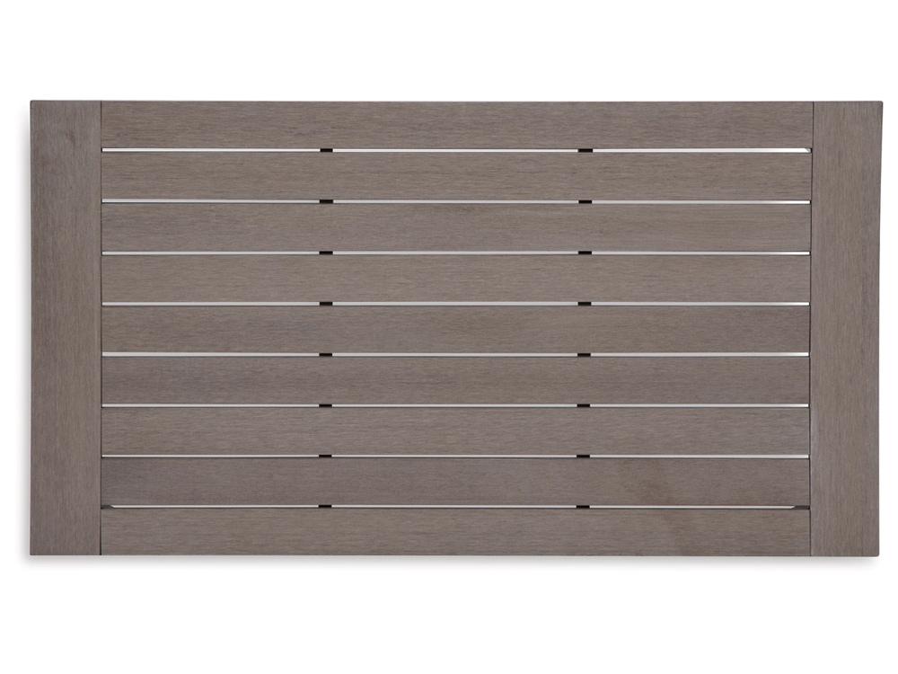 Signature Design by Ashley - Hillside Barn Outdoor Rectangular Cocktail Table in Gray/Brown - P564-701 veiw 4