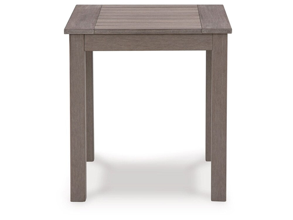 Signature Design by Ashley - Hillside Barn Outdoor Square End Table in Gray/Brown - P564-702 veiw 3