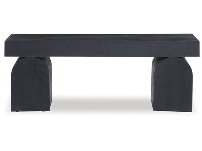 Signature Design by Ashley - Holgrove Accent Bench in Black - A3000683 veiw 1