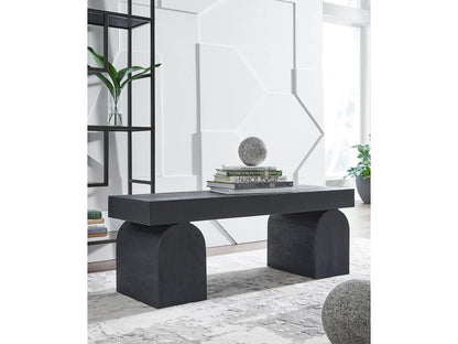 Signature Design by Ashley - Holgrove Accent Bench in Black - A3000683 veiw 2
