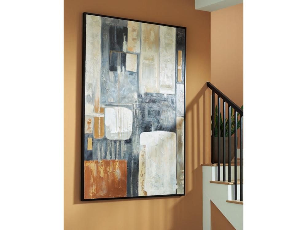 Signature Design by Ashley - Howford Wall Art in Brown/Black/Gray - A8000426 veiw 2