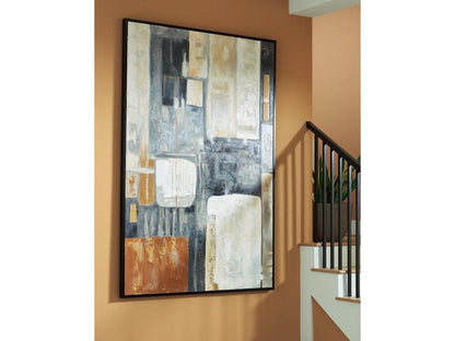 Signature Design by Ashley - Howford Wall Art in Brown/Black/Gray - A8000426 veiw 2