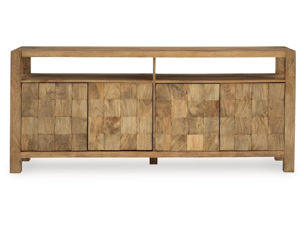 Signature Design by Ashley - Hudwick Accent Cabinet in Natural Brown - A4000672 veiw 1