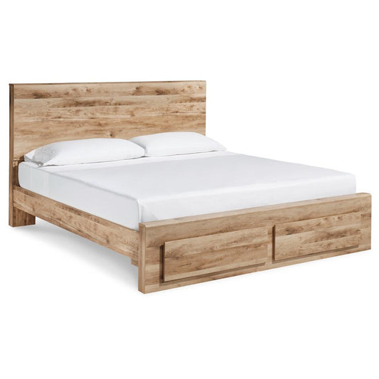 Signature Design by Ashley - Hyanna Queen Panel Storage Bed in Tan veiw 1
