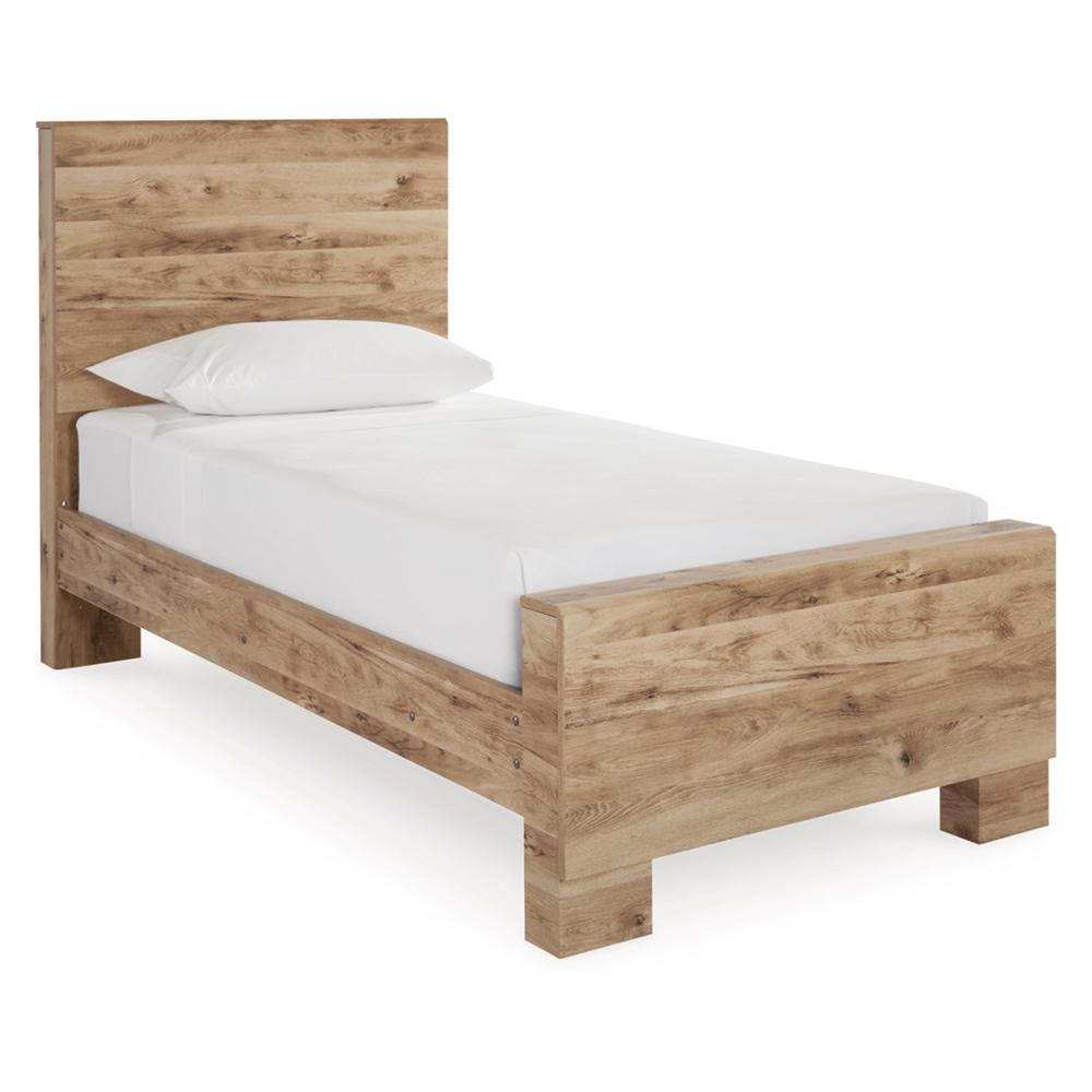 Signature Design by Ashley - Hyanna Twin Panel Bed in Tan veiw 1