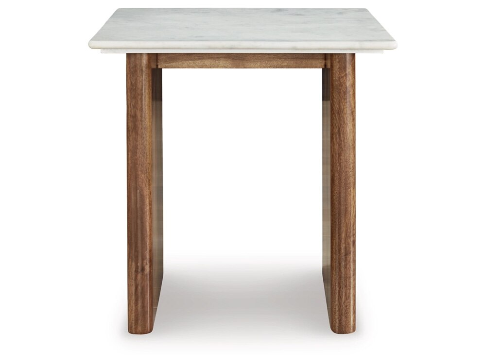 Signature Design by Ashley - Isanti Rectangular End Table in Light Brown/White - T662-3 veiw 3