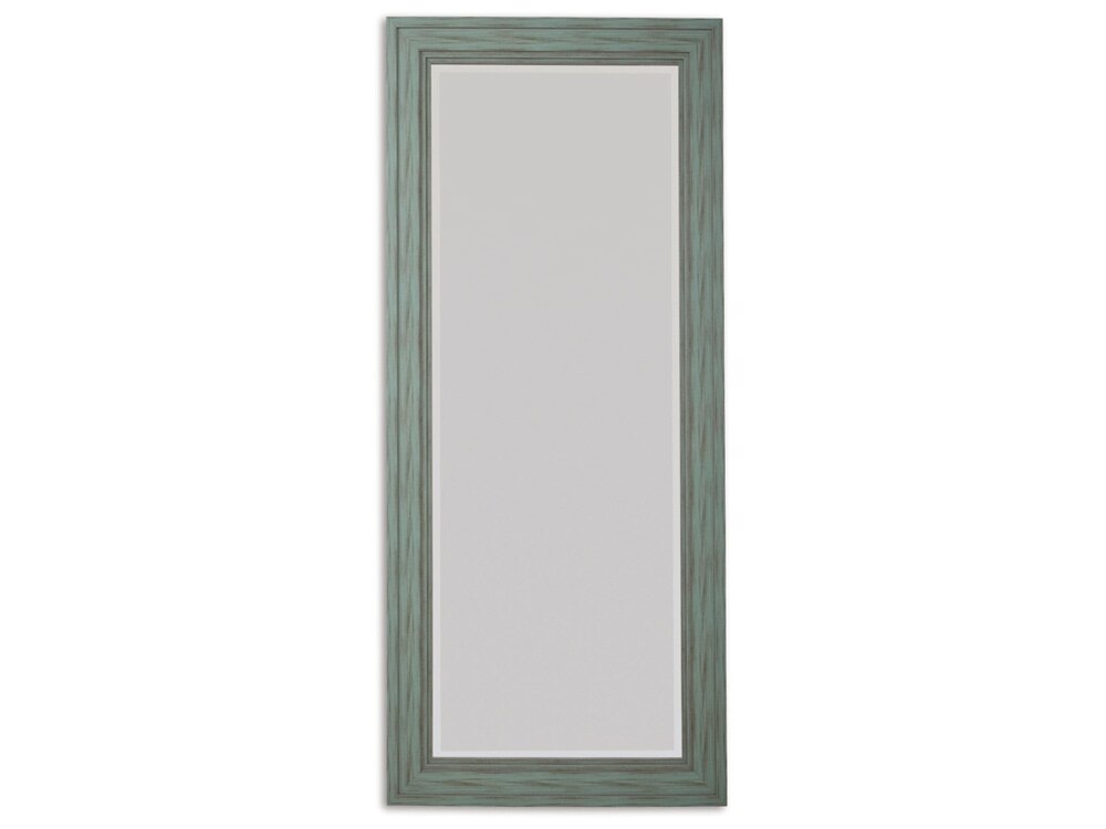Signature Design by Ashley - Jacee Floor Mirror in Antique Teal - A8010221 veiw 1