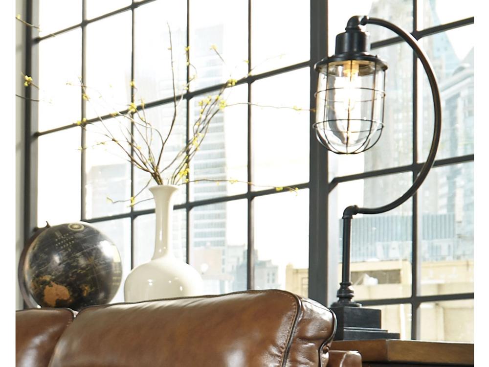 Signature Design by Ashley - Jae Metal Desk Lamp in Antique Black - L734232 veiw 3