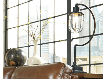 Signature Design by Ashley - Jae Metal Desk Lamp in Antique Black - L734232 veiw 3