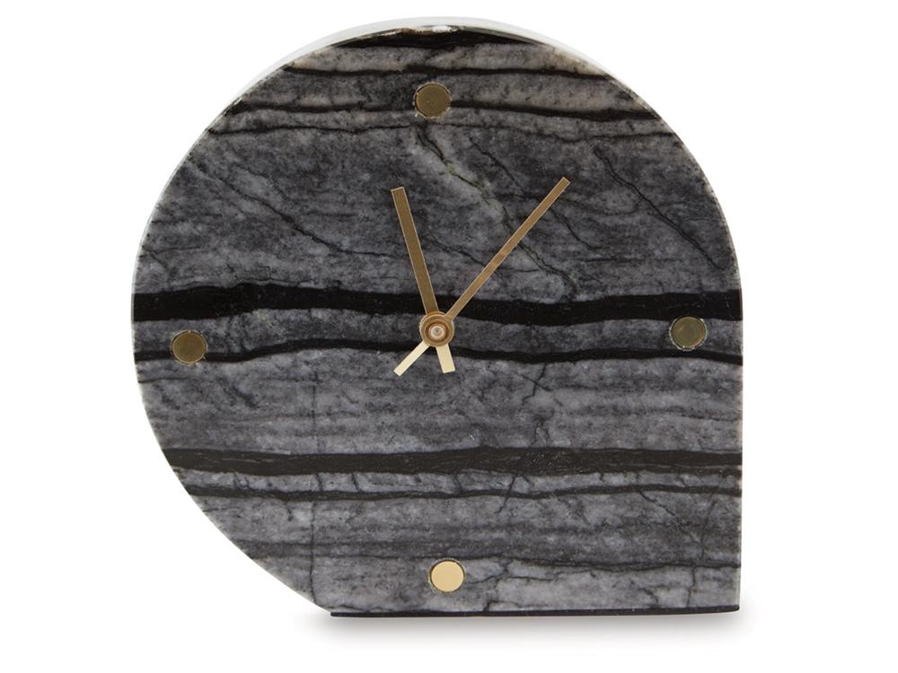 Signature Design by Ashley - Janmour Table Clock (Set of 2) in Black - A2000661 veiw 1