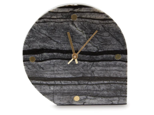 Signature Design by Ashley - Janmour Table Clock (Set of 2) in Black - A2000661 veiw 1