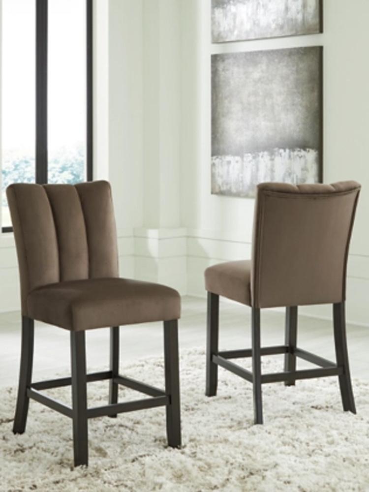 Signature Design by Ashley - Jazmore Counter Height Table and 4 Barstools in Mocha veiw 2