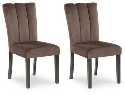 Signature Design by Ashley - Jazmore Dining Table and 4 Chairs in Mocha veiw 3