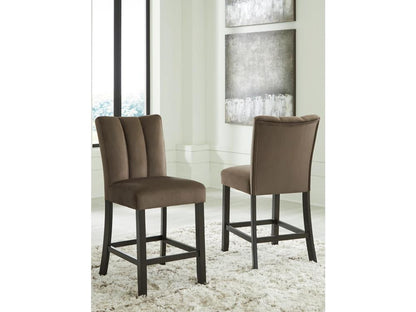 Signature Design by Ashley - Jazmore Upholstered Barstool (Set of 2) in Mocha - D581-124 veiw 2