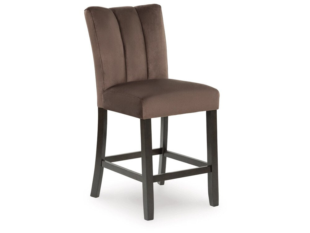 Signature Design by Ashley - Jazmore Upholstered Barstool (Set of 2) in Mocha - D581-124 veiw 3