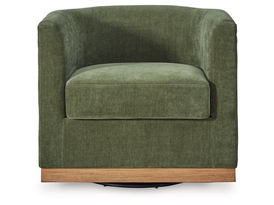 Signature Design by Ashley - Jersonlow Swivel Chair in Forest Green - A3000696 veiw 1