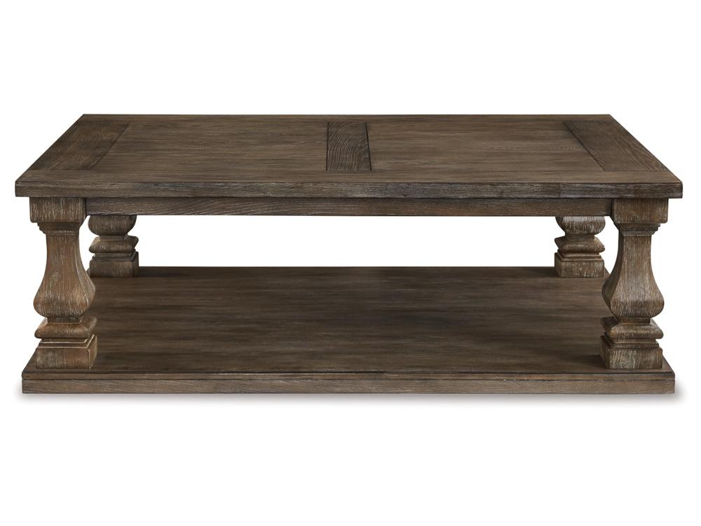 Signature Design by Ashley - Johnelle Rectangular Cocktail Table in Gray - T776-1 veiw 1