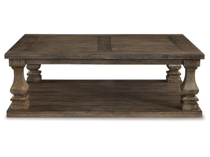 Signature Design by Ashley - Johnelle Rectangular Cocktail Table in Gray - T776-1 veiw 1