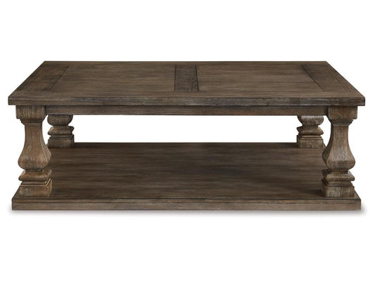 Signature Design by Ashley - Johnelle Rectangular Cocktail Table in Gray - T776-1 veiw 1