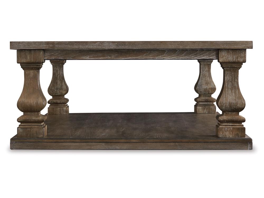 Signature Design by Ashley - Johnelle Rectangular Cocktail Table in Gray - T776-1 veiw 3
