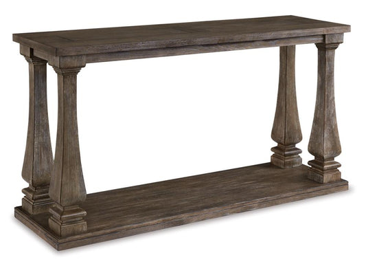 Signature Design by Ashley - Johnelle Sofa Table in Gray - T776-4 veiw 1