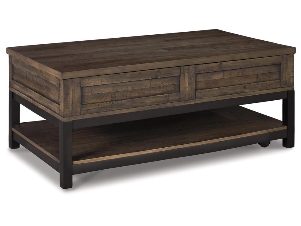Signature Design by Ashley - Johurst Rect Lift Top Cocktail Table in Grayish Brown - T444-9 veiw 1
