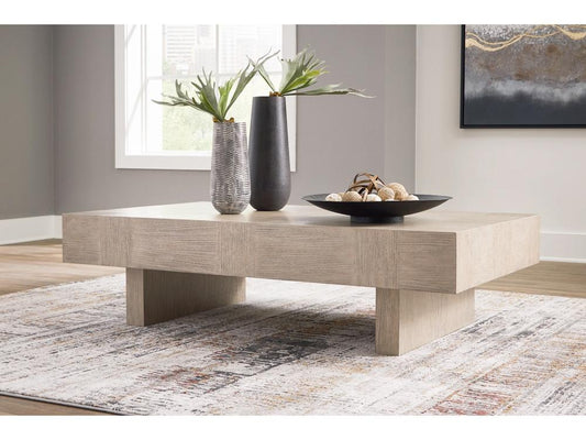 Signature Design by Ashley - Jorlaina Rectangular Cocktail Table in Light Grayish Brown - T922-1 veiw 2