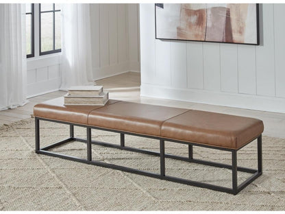 Signature Design by Ashley - Joston Accent Bench in Caramel - A3000693 veiw 2
